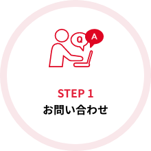 STEP1 お問い合わせ